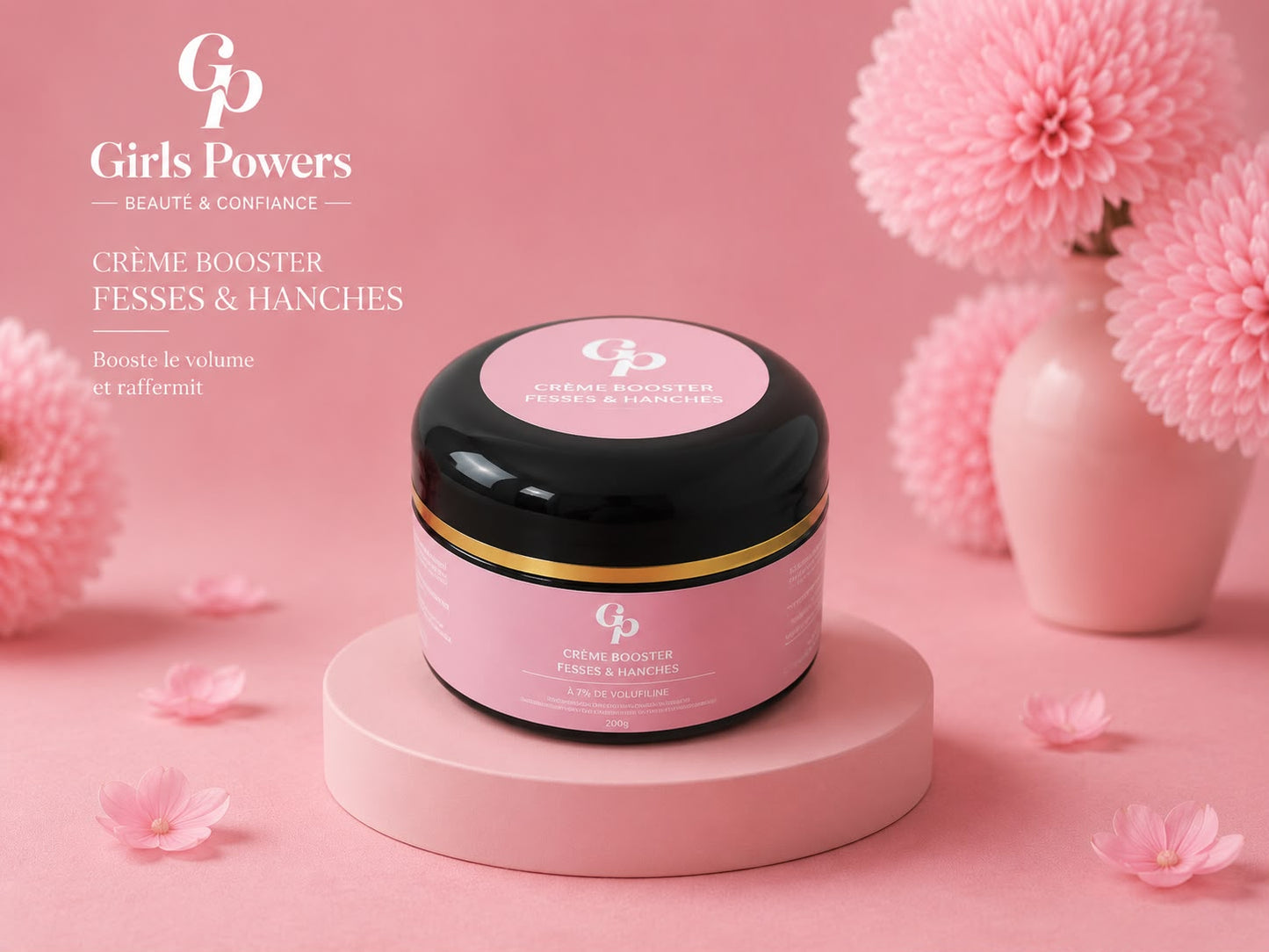 Crème booster Fesses&hanches 7% de volufiline 200ml