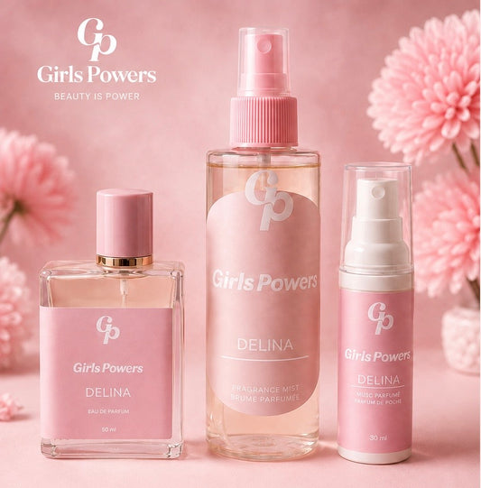 PACK DELINA Musc 30ml Brumes 250ml , Parfum 50ml